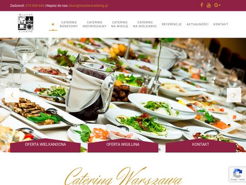 Masters Catering - firma cateringowa Warszawa