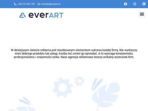 Everart - grafika druk reklama strony www