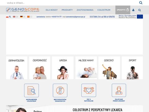 Genoscope.pl kosmetyki dla diabetyków