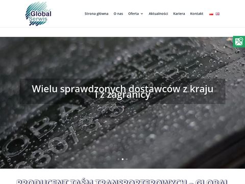 Globalserwis.com.pl - taśmy przenośnikowe